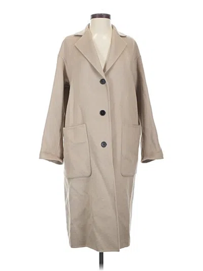 Pre-owned Zara Coat In Brown