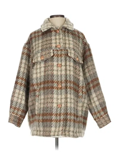 Pre-owned Zara Coat In Brown