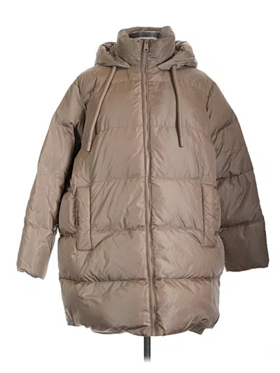 Pre-owned Zara Coat In Brown