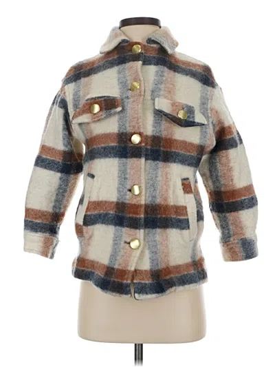 Pre-owned Zara Coat In Brown
