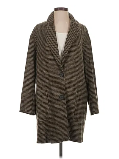 Pre-owned Zara Coat In Brown