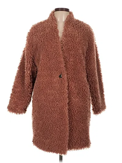 Pre-owned Zara Coat In Brown