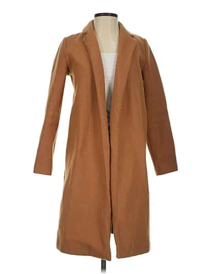 Pre-owned Zara Coat In Brown
