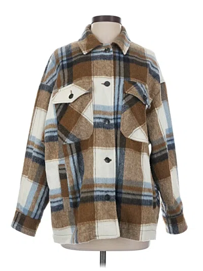 Pre-owned Zara Coat In Brown