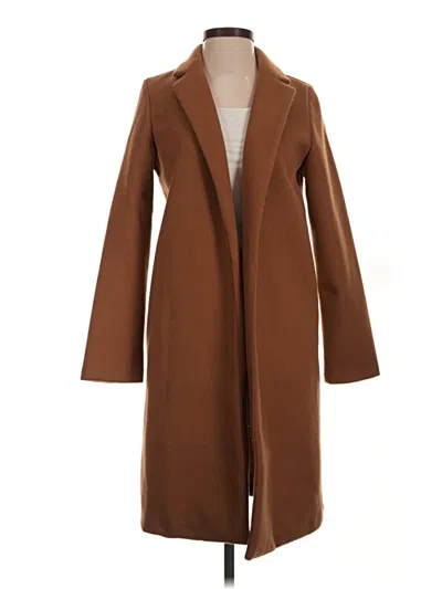 Pre-owned Zara Coat In Brown