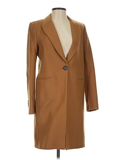Pre-owned Zara Coat In Brown