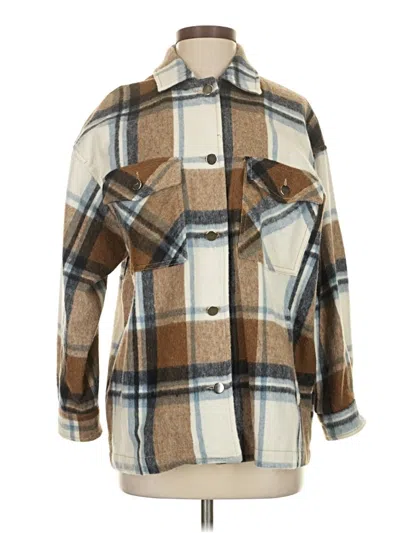 Pre-owned Zara Coat In Brown