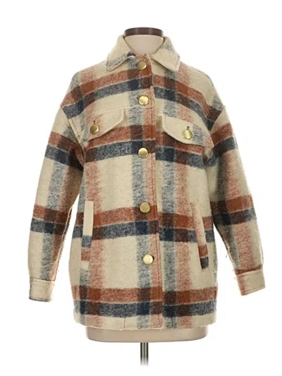 Pre-owned Zara Coat In Brown