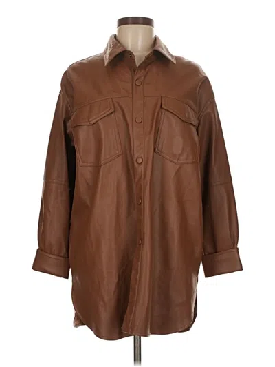 Pre-owned Zara Coat In Brown