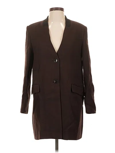Pre-owned Zara Coat In Brown