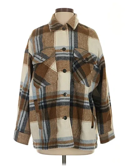 Pre-owned Zara Coat In Brown