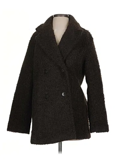 Pre-owned Zara Coat In Brown