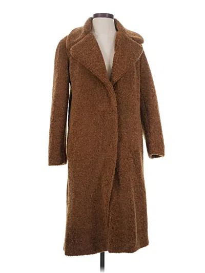 Pre-owned Zara Coat In Brown