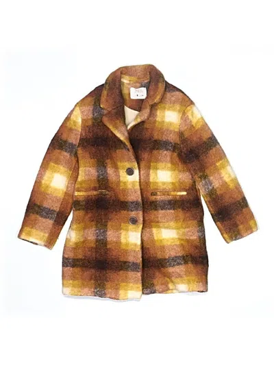 Pre-owned Zara Kids' Coat In Brown