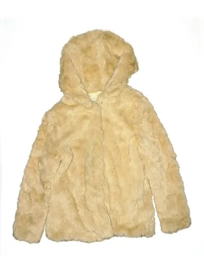 Pre-owned Zara Kids' Coat In Gold