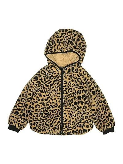 Pre-owned Zara Kids' Coat In Gold