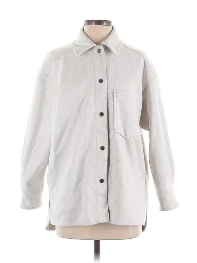 Pre-owned Zara Coat In Gray