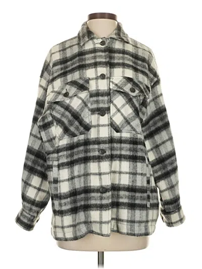 Pre-owned Zara Coat In Gray