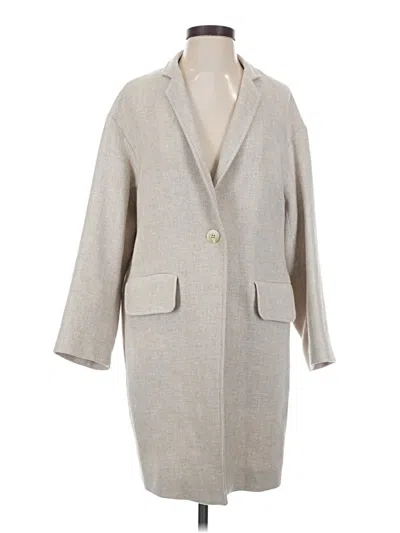 Pre-owned Zara Coat In Gray