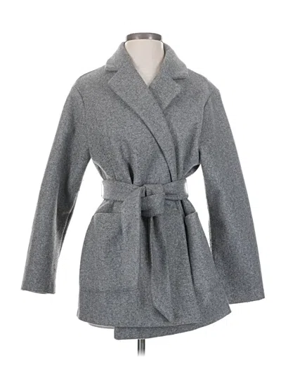Pre-owned Zara Coat In Gray