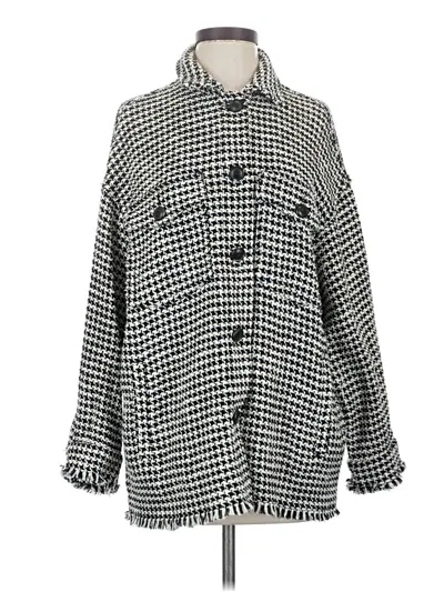 Pre-owned Zara Coat In Gray