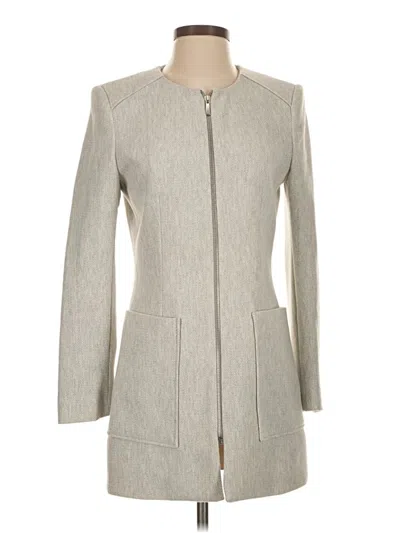 Pre-owned Zara Coat In Gray