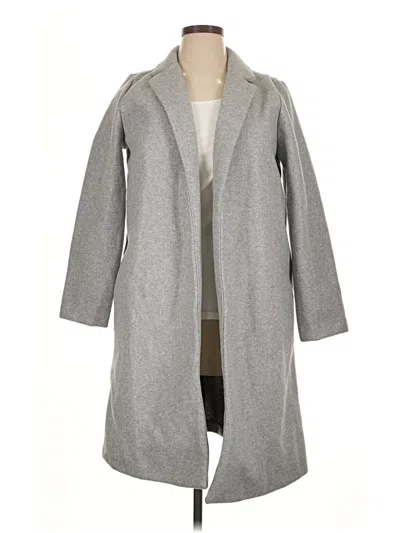 Pre-owned Zara Coat In Gray