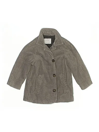 Pre-owned Zara Kids' Coat In Gray