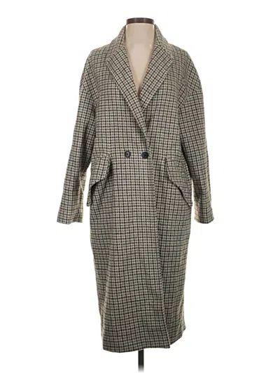 Pre-owned Zara Coat In Gray