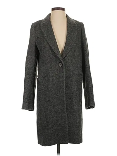 Pre-owned Zara Coat In Gray