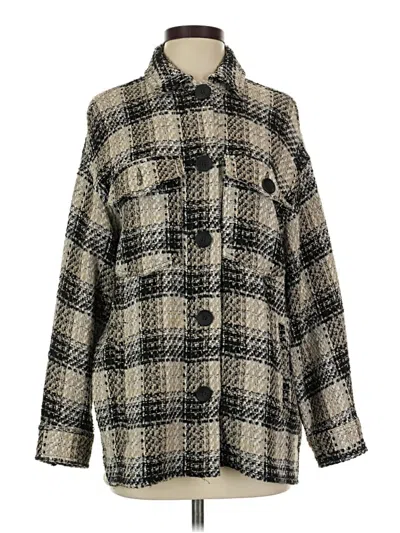 Pre-owned Zara Coat In Gray