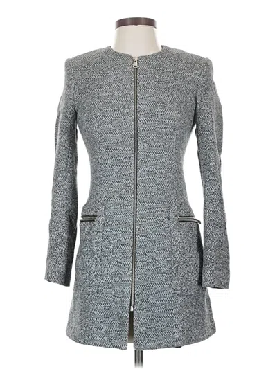 Pre-owned Zara Coat In Gray