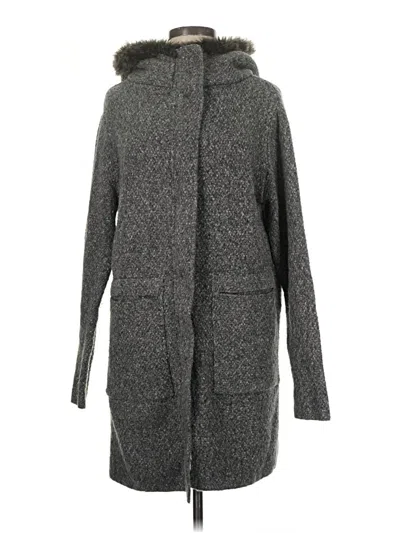 Pre-owned Zara Coat In Gray
