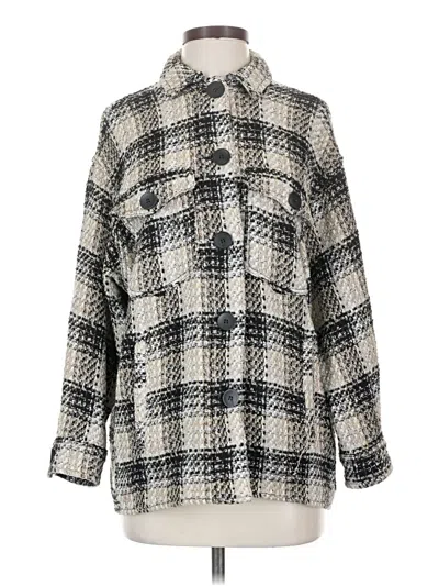 Pre-owned Zara Coat In Gray