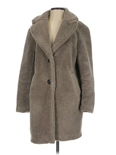 Pre-owned Zara Coat In Gray