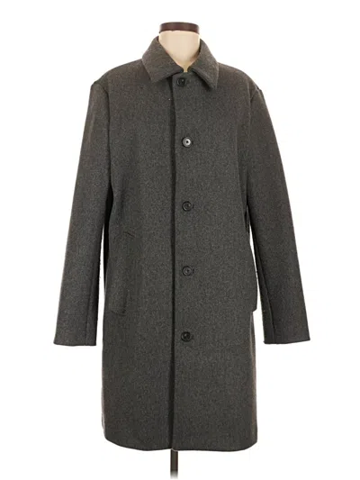 Pre-owned Zara Coat In Gray