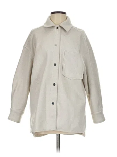 Pre-owned Zara Coat In Gray
