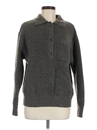 Pre-owned Zara Coat In Gray
