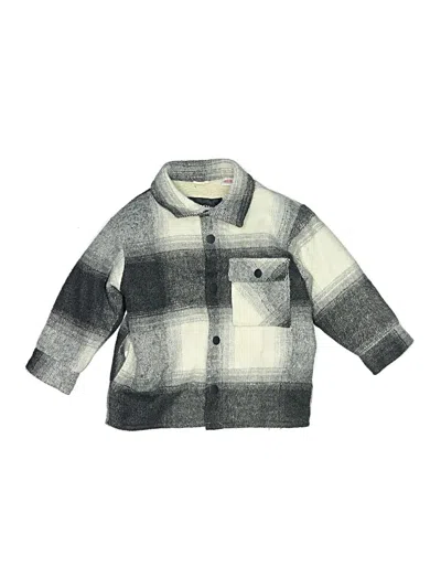 Pre-owned Zara Kids' Coat In Gray