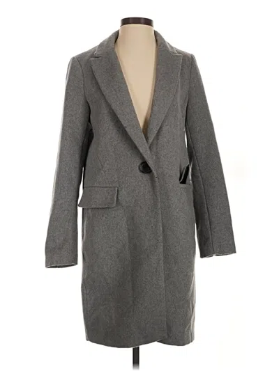 Pre-owned Zara Coat In Gray