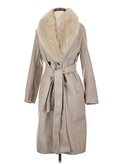 Pre-owned Zara Coat In Gray