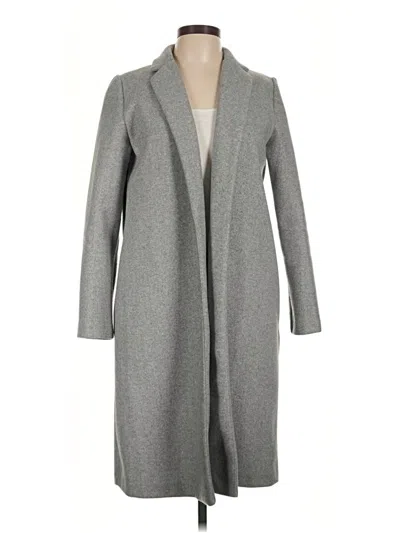 Pre-owned Zara Coat In Gray