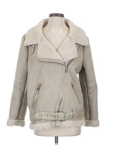 Pre-owned Zara Coat In Gray