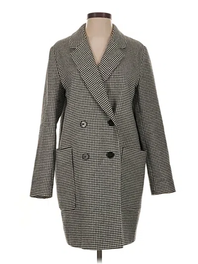 Pre-owned Zara Coat In Gray
