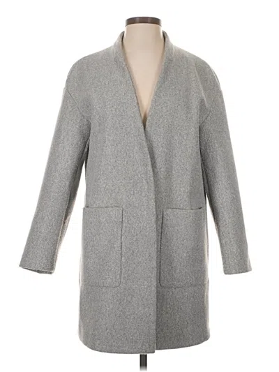 Pre-owned Zara Coat In Gray