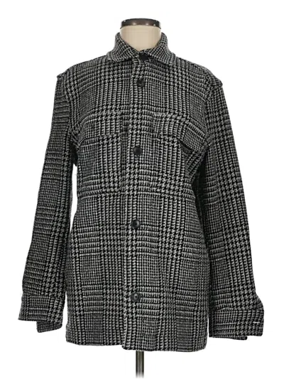 Pre-owned Zara Coat In Gray