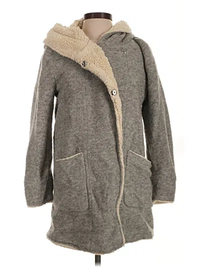 Pre-owned Zara Coat In Gray