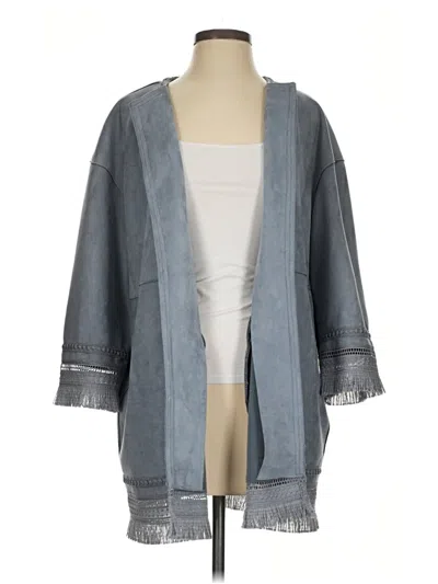 Pre-owned Zara Coat In Gray