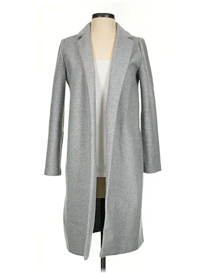 Pre-owned Zara Coat In Gray