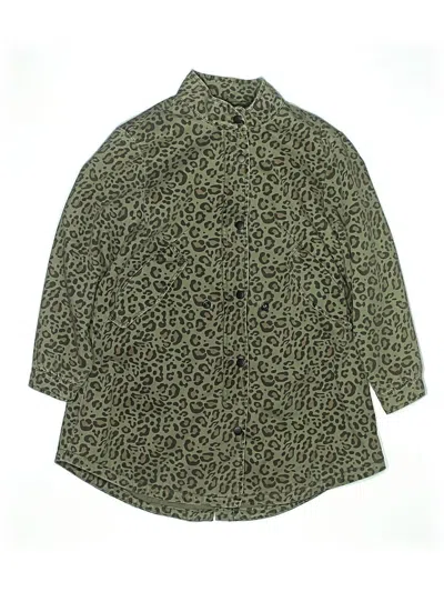 Pre-owned Zara Kids' Coat In Green